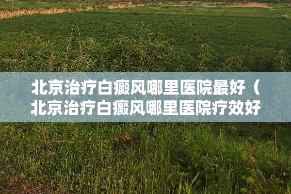北京治疗白癜风哪里医院最好（北京治疗白癜风哪里医院疗效好）