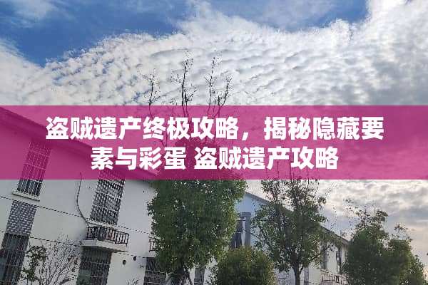 盗贼遗产终极攻略，揭秘隐藏要素与彩蛋 盗贼遗产攻略