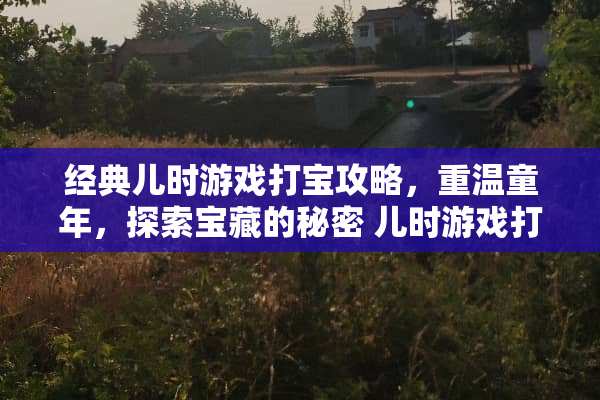 经典儿时游戏打宝攻略，重温童年，探索宝藏的秘密 儿时游戏打宝攻略