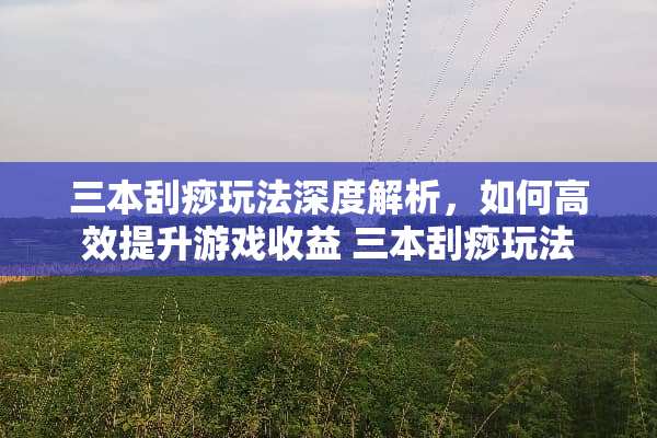 三本刮痧玩法深度解析，如何高效提升游戏收益 三本刮痧玩法