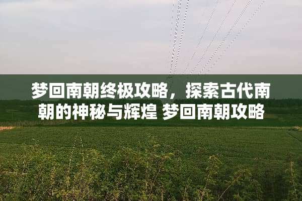 梦回南朝终极攻略，探索古代南朝的神秘与辉煌 梦回南朝攻略