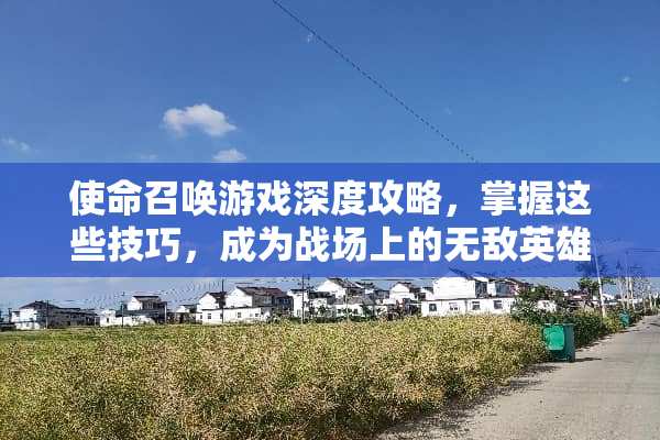 使命召唤游戏深度攻略，掌握这些技巧，成为战场上的无敌英雄 使命召唤游戏攻略
