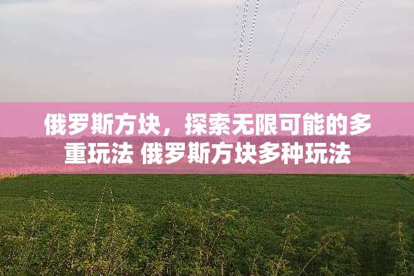 俄罗斯方块，探索无限可能的多重玩法 俄罗斯方块多种玩法