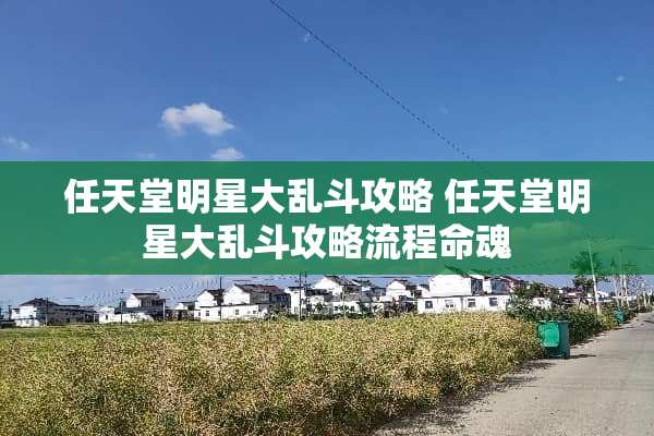 任天堂明星大乱斗攻略 任天堂明星大乱斗攻略流程命魂