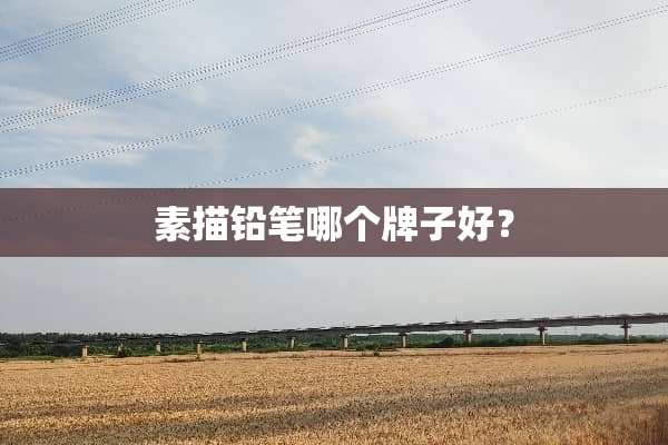 素描铅笔哪个牌子好？