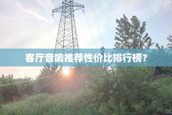 客厅音响推荐性价比排行榜？