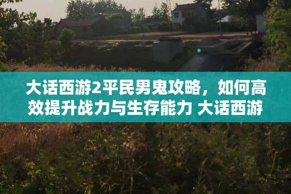大话西游2平民男鬼攻略，如何高效提升战力与生存能力 大话西游2平民男鬼攻略