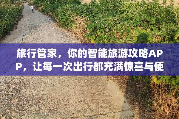 旅行管家，你的智能旅游攻略APP，让每一次出行都充满惊喜与便利！ 做旅游攻略的app