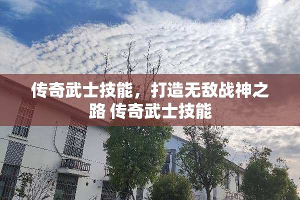 传奇武士技能，打造无敌战神之路 传奇武士技能