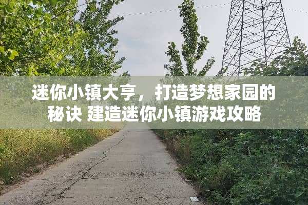 迷你小镇大亨，打造***园的秘诀 建造迷你小镇游戏攻略