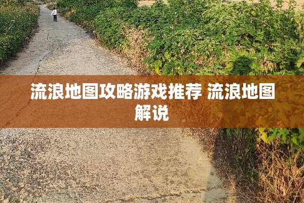 流浪地图攻略游戏推荐 流浪地图解说