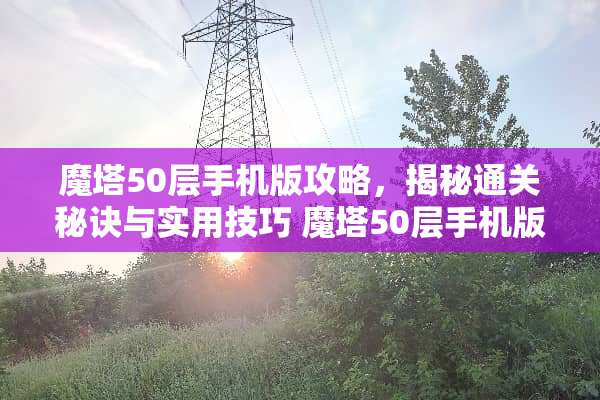 魔塔50层手机版攻略，揭秘通关秘诀与实用技巧 魔塔50层手机版攻略