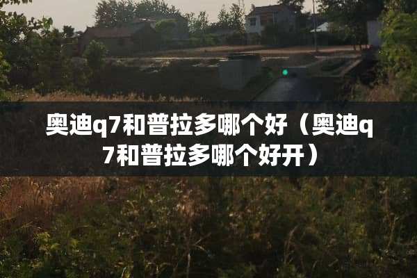 奥迪q7和普拉多哪个好(奥迪q7和普拉多哪个好开) 奥迪q7和普拉多哪个好(奥迪q7和普拉多哪个好开)