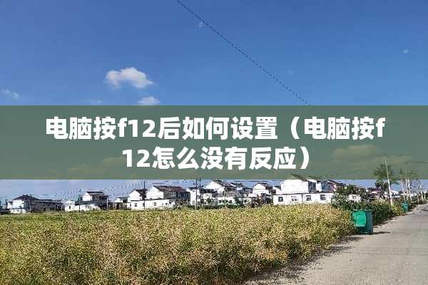 电脑按f12后如何设置(电脑按f12怎么没有反应) 电脑按f12后如何设置(电脑按f12怎么没有反应)