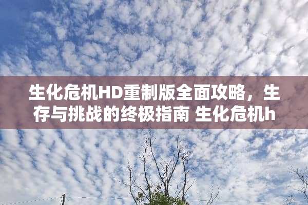 生化危机HD重制版全面攻略,生存与挑战的终极指南 生化危机hd重制版攻略 生化危机HD重制版全面攻略,生存与挑战的终极指南 生化危机hd重制版攻略