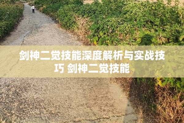 剑神二觉技能深度解析与实战技巧 剑神二觉技能 剑神二觉技能深度解析与实战技巧 剑神二觉技能