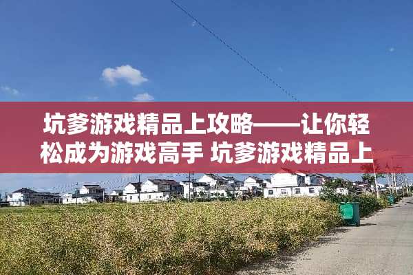坑爹游戏精品上攻略——让你轻松成为游戏高手 坑爹游戏精品上攻略 坑爹游戏精品上攻略——让你轻松成为游戏高手 坑爹游戏精品上攻略