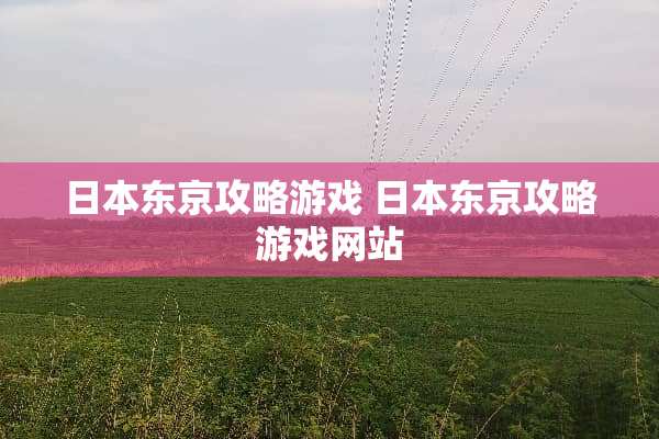 日本东京攻略游戏 日本东京攻略游戏网站 日本东京攻略游戏 日本东京攻略游戏网站