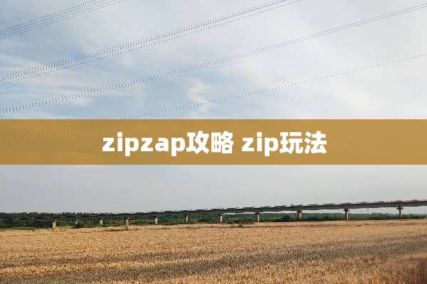 zipzap攻略 zip玩法