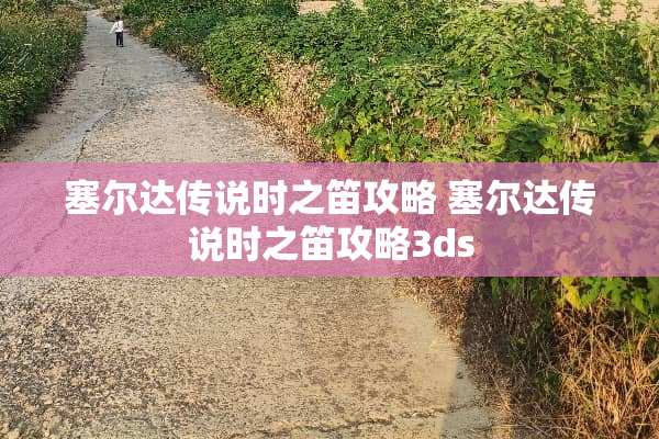 塞尔达传说时之笛攻略 塞尔达传说时之笛攻略3ds 塞尔达传说时之笛攻略 塞尔达传说时之笛攻略3ds