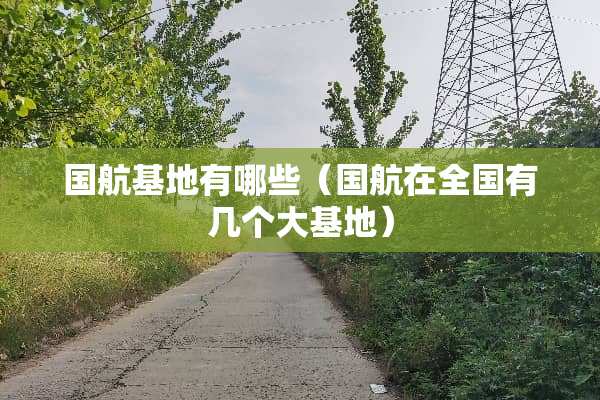 国航基地有哪些（国航在全国有几个大基地）