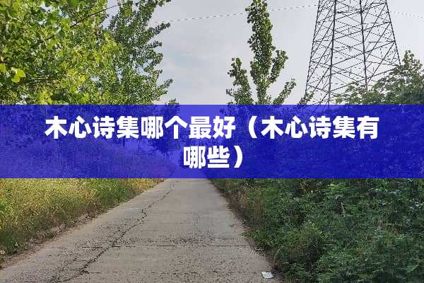 木心诗集哪个最好（木心诗集有哪些）