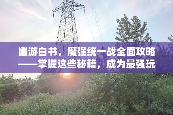 幽游白书，魔强统一战全面攻略——掌握这些秘籍，成为最强玩家 幽游白书游戏攻略