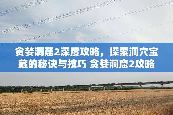 贪婪洞窟2深度攻略,探索洞*宝藏的秘诀与技巧 贪婪洞窟2攻略 贪婪洞窟2深度攻略,探索洞*宝藏的秘诀与技巧 贪婪洞窟2攻略