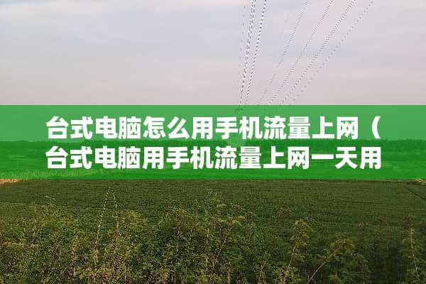 台式电脑怎么用手机流量上网(台式电脑用手机流量上网一天用多少流量) 台式电脑怎么用手机流量上网(台式电脑用手机流量上网一天用多少流量)