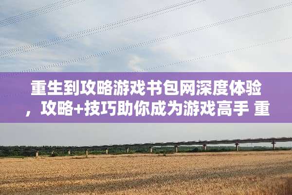 重生到攻略游戏书包网深度体验,攻略+技巧助你成为游戏高手 重生到攻略游戏书包网 重生到攻略游戏书包网深度体验,攻略+技巧助你成为游戏高手 重生到攻略游戏书包网