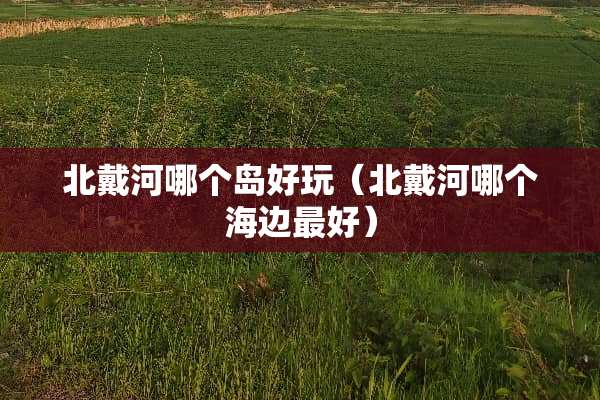 北戴河哪个岛好玩（北戴河哪个海边最好）