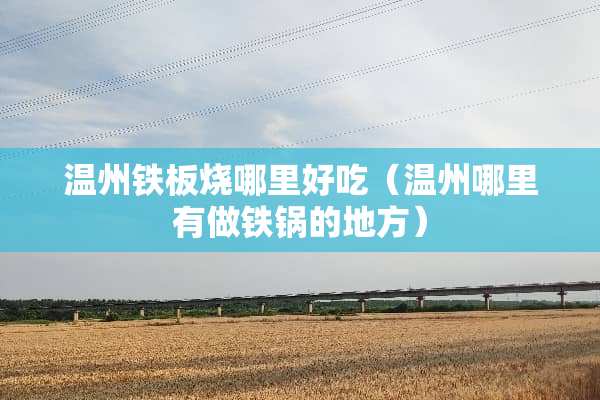 温州铁板烧哪里好吃（温州哪里有做铁锅的地方）