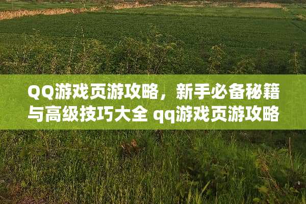 QQ游戏页游攻略,新手必备秘籍与高级技巧大全 qq游戏页游攻略 QQ游戏页游攻略,新手必备秘籍与高级技巧大全 qq游戏页游攻略