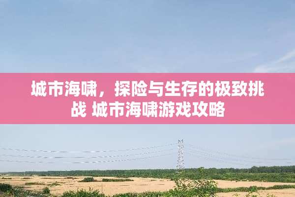 城市海啸，探险与生存的极致挑战 城市海啸游戏攻略