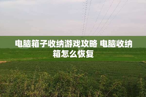 电脑箱子收纳游戏攻略 电脑收纳箱怎么恢复 电脑箱子收纳游戏攻略 电脑收纳箱怎么恢复