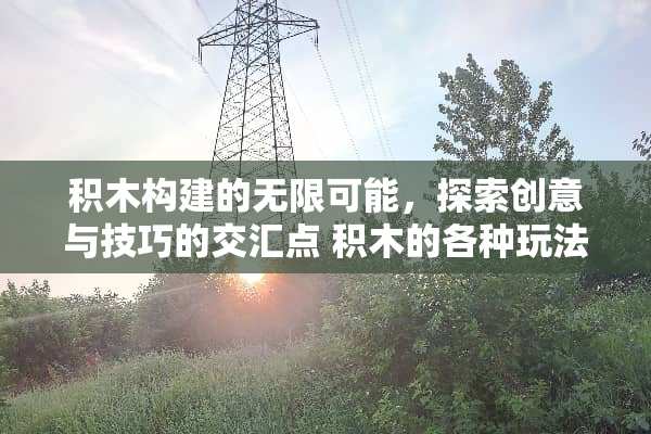 积木构建的无限可能,探索创意与技巧的交汇点 积木的各种玩法 积木构建的无限可能,探索创意与技巧的交汇点 积木的各种玩法