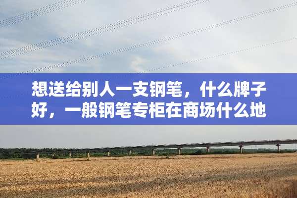 想送给别人一支钢笔，什么牌子好，一般钢笔专柜在商场什么地方？