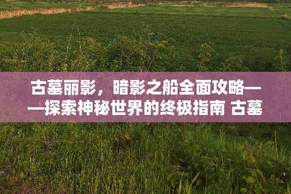 古墓丽影,暗影之船全面攻略——探索神秘世界的终极指南 古墓丽影游戏攻略冰船 古墓丽影,暗影之船全面攻略——探索神秘世界的终极指南 古墓丽影游戏攻略冰船