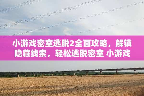 小游戏密室逃脱2全面攻略,解锁隐藏线索,轻松逃脱密室 小游戏密室逃脱2攻略 小游戏密室逃脱2全面攻略,解锁隐藏线索,轻松逃脱密室 小游戏密室逃脱2攻略