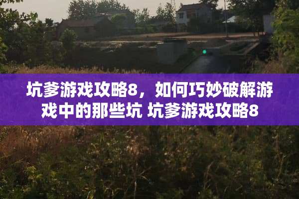 坑爹游戏攻略8，如何巧妙**游戏中的那些坑 坑爹游戏攻略8