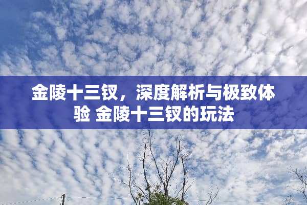 金陵十三钗,深度解析与极致体验 金陵十三钗的玩法 金陵十三钗,深度解析与极致体验 金陵十三钗的玩法