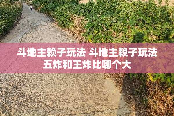 ***赖子玩法***赖子玩法五炸和王炸比哪个大 ***赖子玩法***赖子玩法五炸和王炸比哪个大