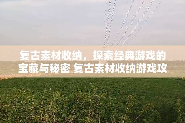 复古素材收纳，探索经典游戏的宝藏与秘密 复古素材收纳游戏攻略