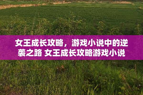 女王成长攻略，游戏小说中的逆袭之路 女王成长攻略游戏小说