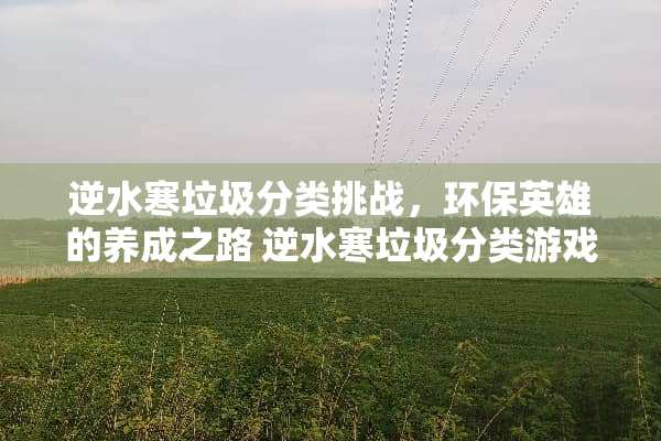 逆水寒垃圾分类挑战,环保英雄的养成之路 逆水寒垃圾分类游戏攻略 逆水寒垃圾分类挑战,环保英雄的养成之路 逆水寒垃圾分类游戏攻略