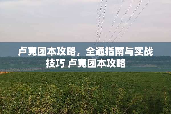 卢克团本攻略,全通指南与实战技巧 卢克团本攻略 卢克团本攻略,全通指南与实战技巧 卢克团本攻略