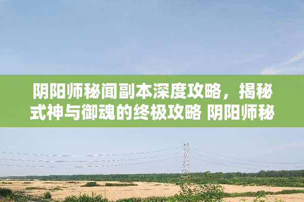 *阳师秘闻副本深度攻略,揭秘式神与御魂的终极攻略*阳师秘闻副本攻略 *阳师秘闻副本深度攻略,揭秘式神与御魂的终极攻略*阳师秘闻副本攻略