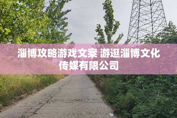 淄博攻略游戏文案 游逛淄博文化传媒有限公司 淄博攻略游戏文案 游逛淄博文化传媒有限公司