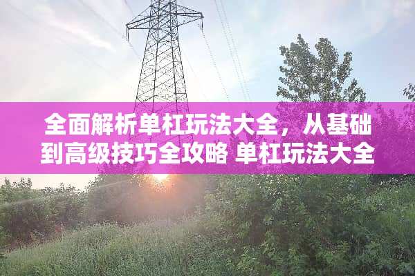 全面解析单杠玩法大全，从基础到高级技巧全攻略 单杠玩法大全