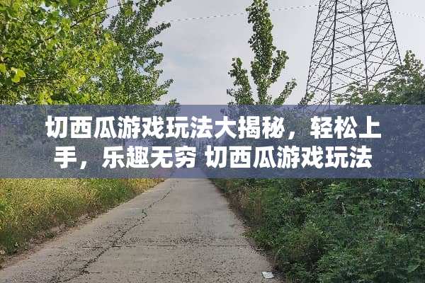 切西瓜游戏玩法大揭秘，轻松上手，乐趣无穷 切西瓜游戏玩法